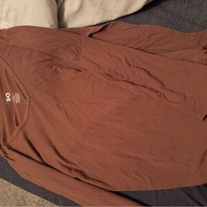 SO Women's Long-Sleeve Crew in Rust Brown